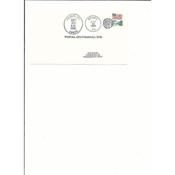 Noxen, PA - Postal Centennial Station - First Day Cover - 1988
