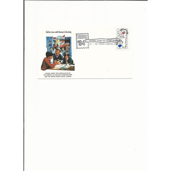 Shaker Heights, OH - Fall in Love with Stamp Collecting  Show Cover - 1984