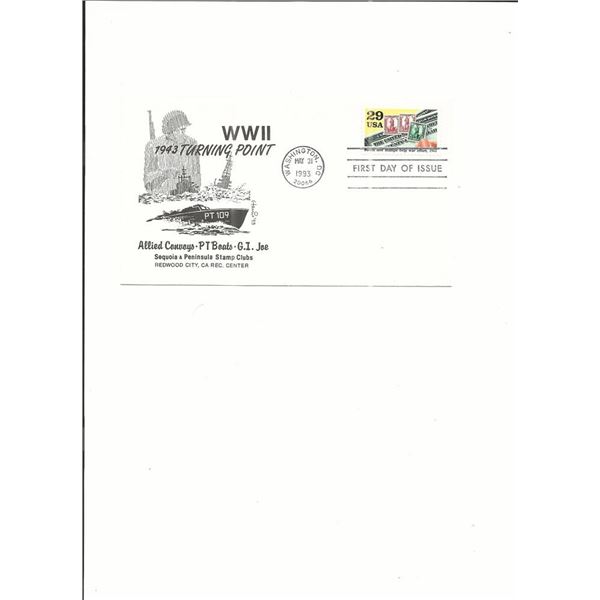 WWII 1943 Turning Point - First Day Cover - Washington D.C. - 1993