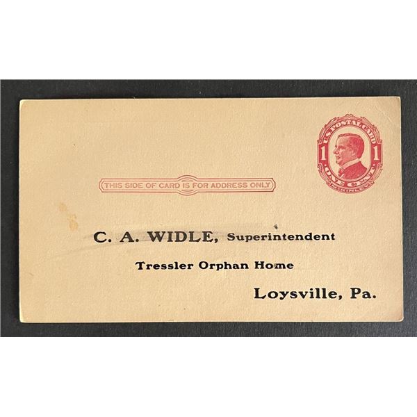 United States 1900s post card