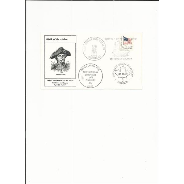 Birth of the Nation - First Day Cover - West Suburban Stamp Club, Plymouth MI - 1979