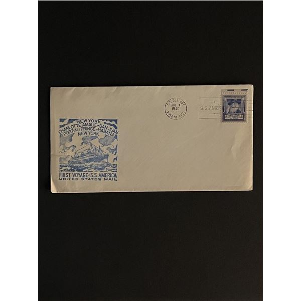 1940 Puerto Rico First Voyages First Day Cover