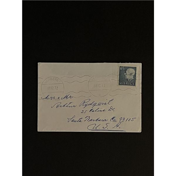1972 Sweden Stamped Envelope
