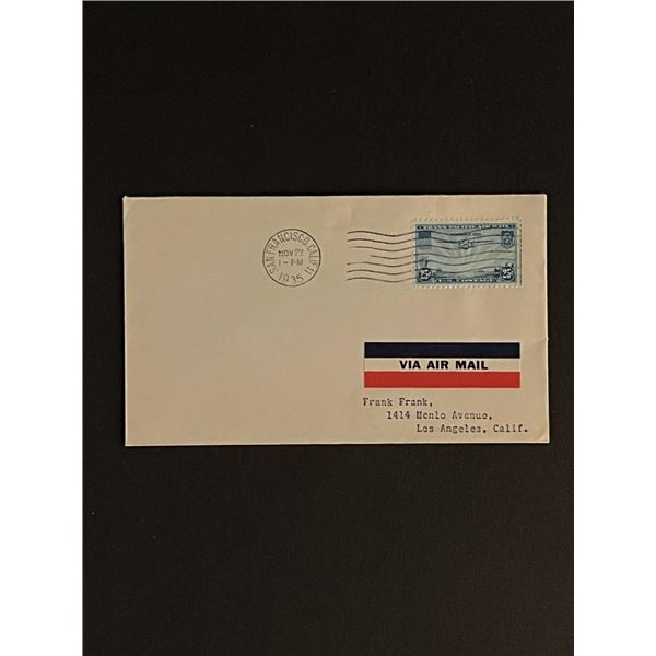 1935 San Francisco California First Day Cover