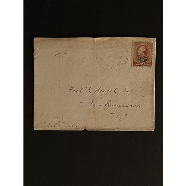1886 New York First Day Cover