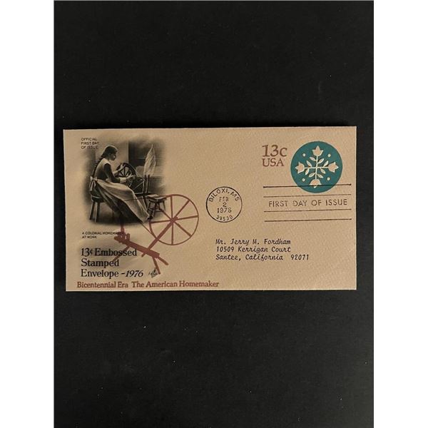 American Homemaker First Day Cover