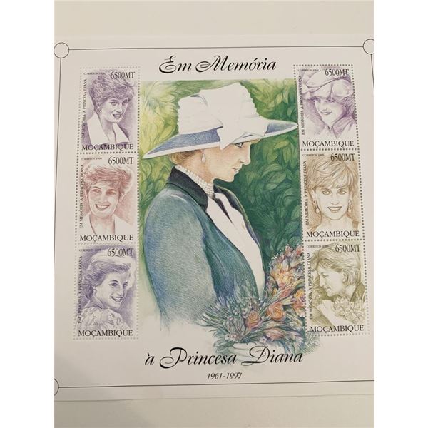 Princess Diana commemorative stamp set