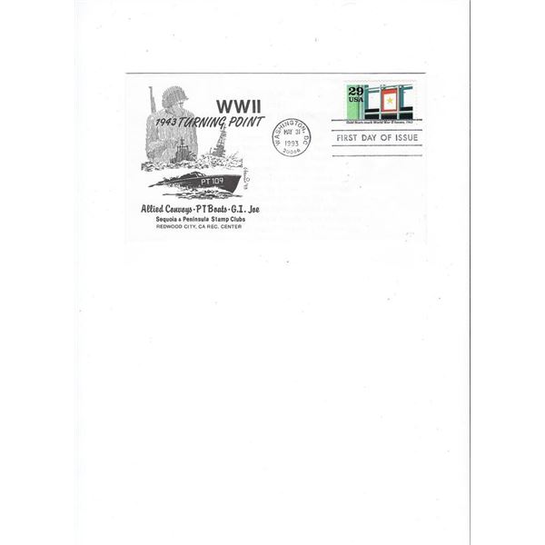 WWII 1943 Turning Point - First Day Cover - Washington D.C. - 1993