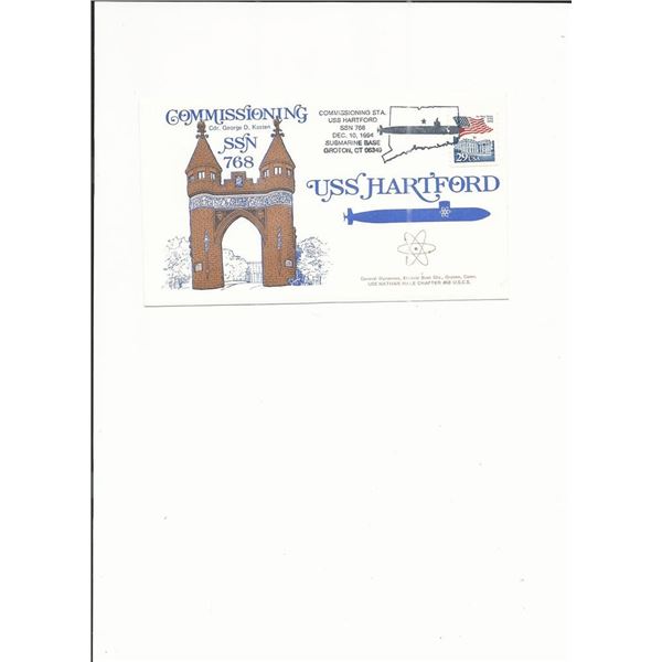 U.S.S. Hartford - First Day Cover - 1994
