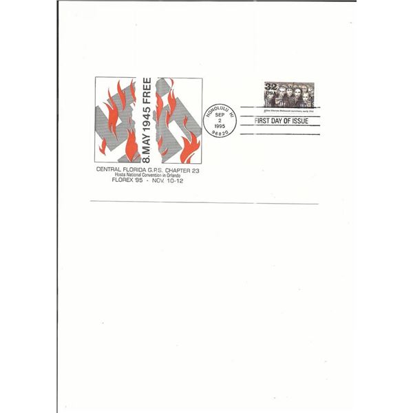 VJ Day 50th Anniversary - First Day Cover - Honolulu, HI - 1995