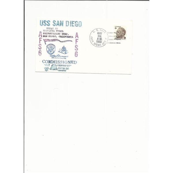 U.S.S. San Diego - First Day Cover - 1969