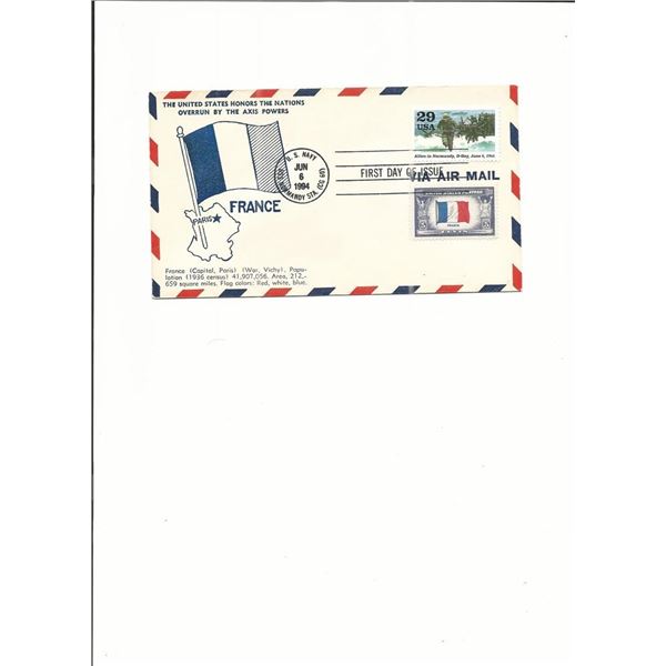 U.S.S. Normandy - First Day Cover - 1994