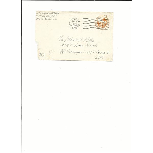 U.S. Army Postal Service - First Day Cover - 1945