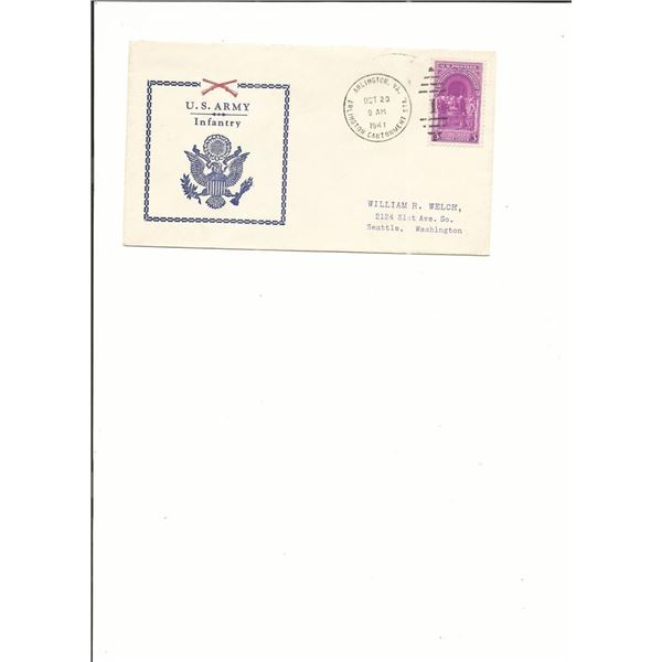Arlington, VA - First Day Cover - U.S. Army Infantry -  1941