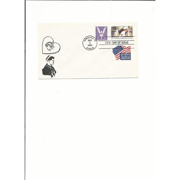 50th Anniversary of End of WWII - Japan Sign Peace Treaty - First Day Cover - Sep 2nd 1995