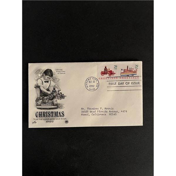 Christmas First Day Cover