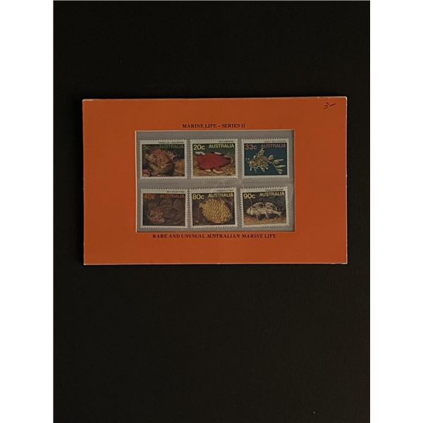 Australia Marine Life Series 2 Stamp Set of 6