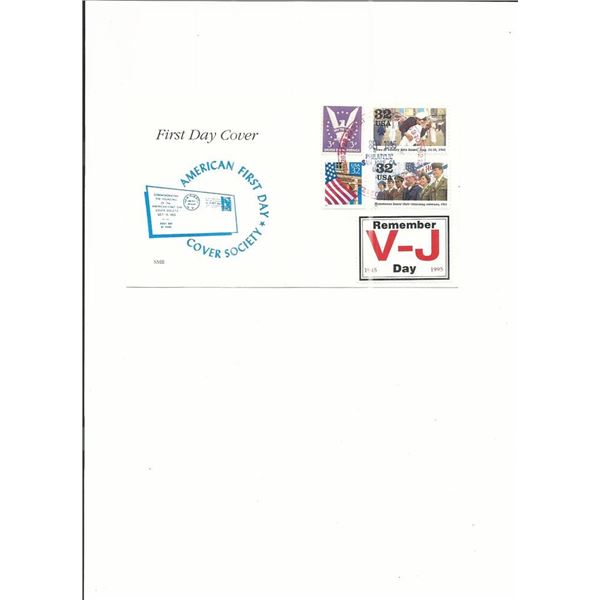 V-J Day 50th Anniversary - First Day Cover - Honolulu, HI - 1995
