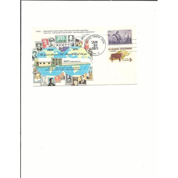 Omaha, NE - Dedication Day Cover - 1971