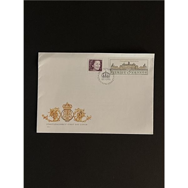 1991 Sweden First Day Cover