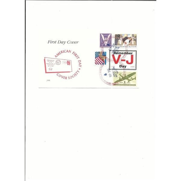 V-J Day 50th Anniversary - First Day Cover - Honolulu, HI - 1995