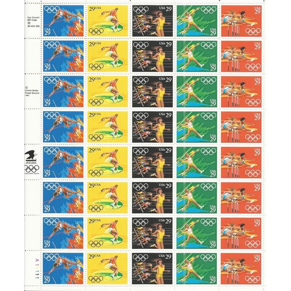 1991 Summer Olympics Stamps