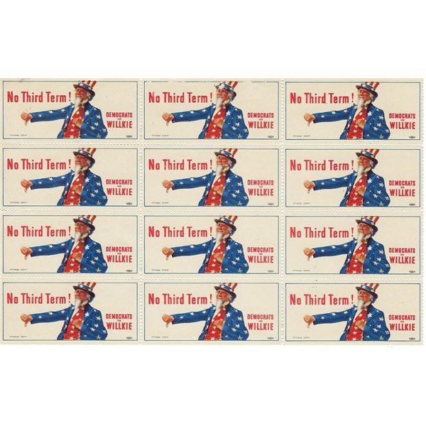 Wendell Willkie Poster Stamps