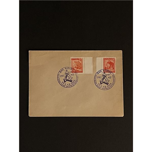 1948 Bad Aussee Austrian Alpine Ski Championships First Day Cover