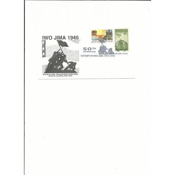 Iwo Jima 50th Anniversary - First Day Cover - San Jose, CA - 1995