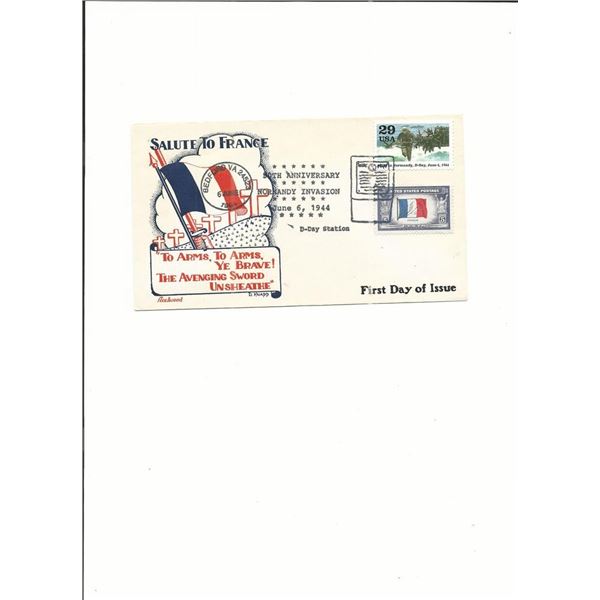Normandy Invasion 50th Anniversary - First Day Cover - 1994