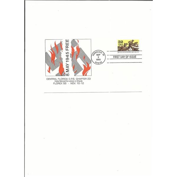 VJ Day 50th Anniversary - First Day Cover - Honolulu, HI - 1995