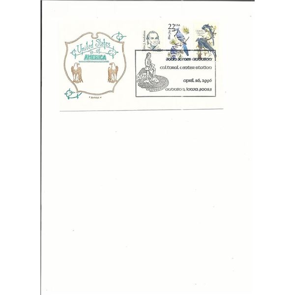 Audubon, Iowa - First Day Cover - 1996