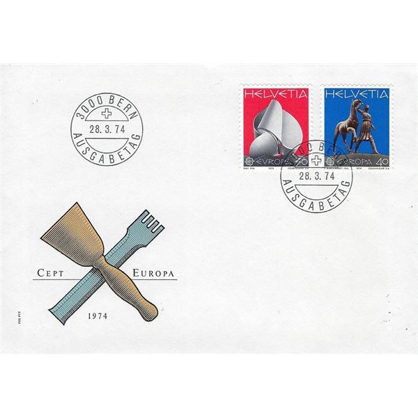 Swiss - First Day Cover - 1974