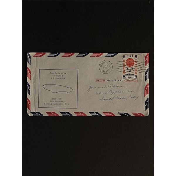 1961 40th Anniversary USNAS Lakehurst New Jersey First Day Cover