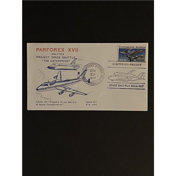 1977 Sapce Shuttle Roll Out First Day Cover
