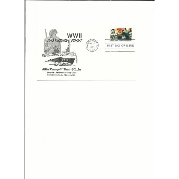 WWII 1943 Turning Point - First Day Cover - Washington D.C. - 1993