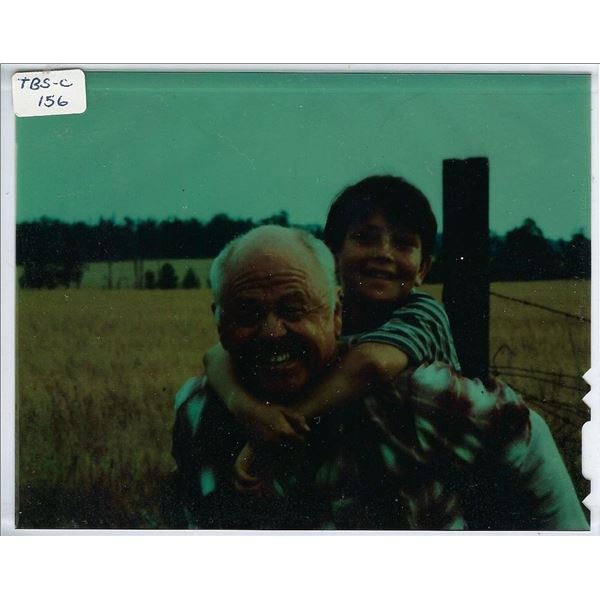 Mickey Rooney With Grandson Unsigned Photograph