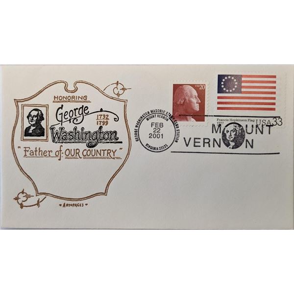 George Washington Father Of Our Country First Day Cover