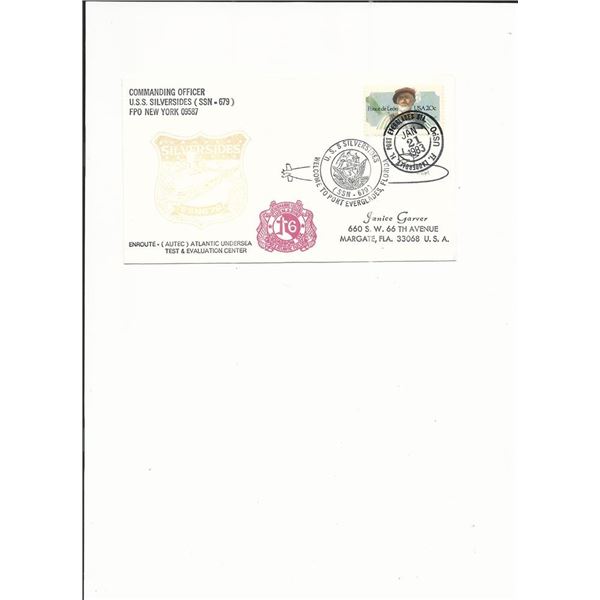 U.S.S. Silversides - First Day Cover - 1983 - Port Everglades Station, FL