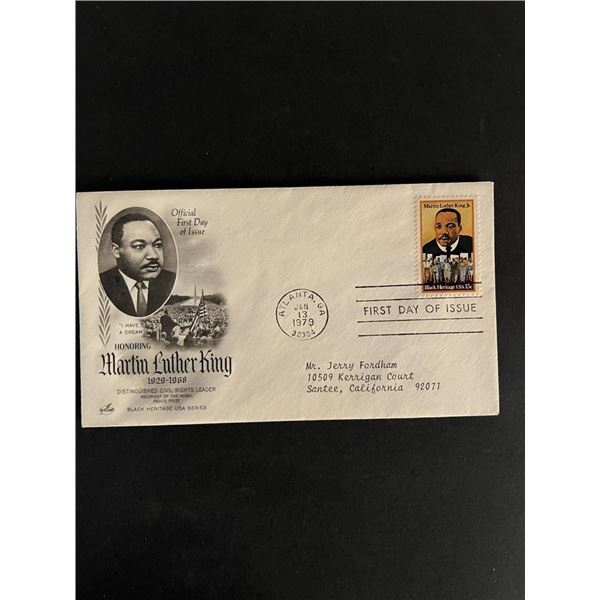 Martin Luther King commemorative First Day Cover