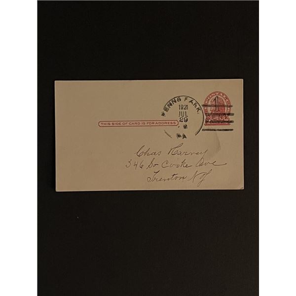 1921 Pennsylvania First Day Cover