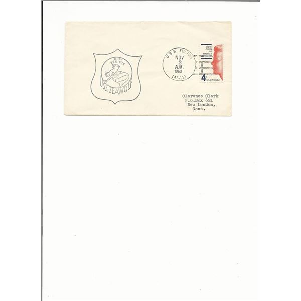 U.S.S. Fulton - U.S.S. Seawolf - First Day Cover - 1960