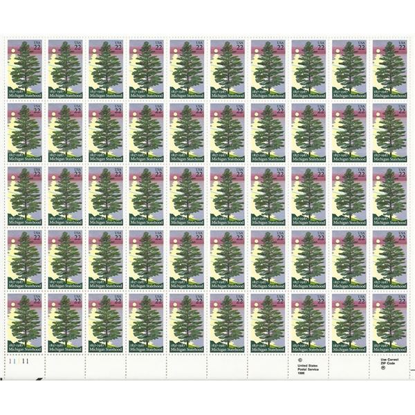 Michigan Statehood Stamps