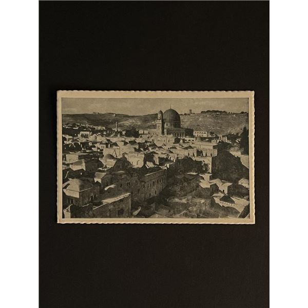Vintage Jerusalem Post Card