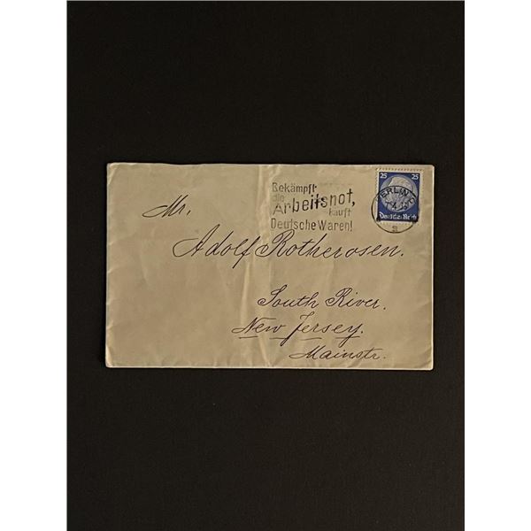1933 Germany Stamped Envelope