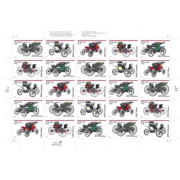 Antique Automobiles Stamps