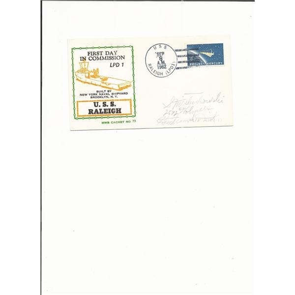 U.S.S. Raleigh - First Day in Commission - First Day Cover - 1962