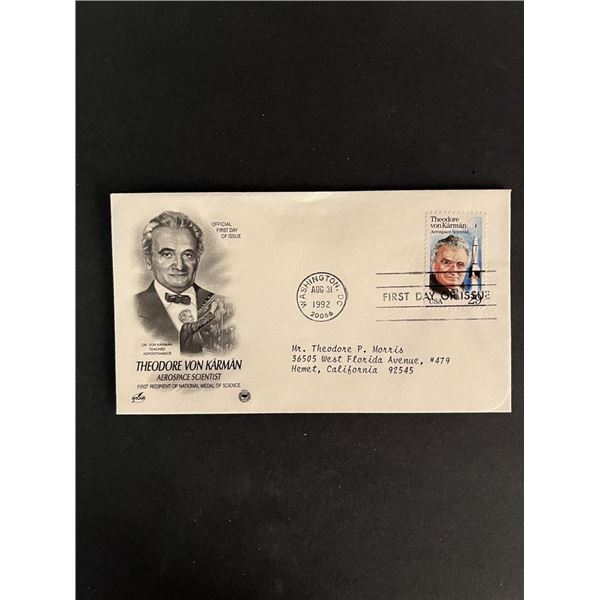 Theodore Von Karman Aerospace First Day Cover