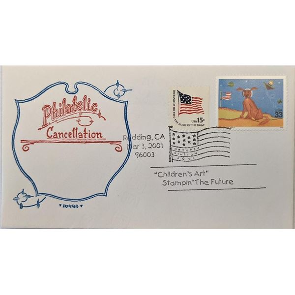 Philatelic Cancellation Children's Art First Day Cover