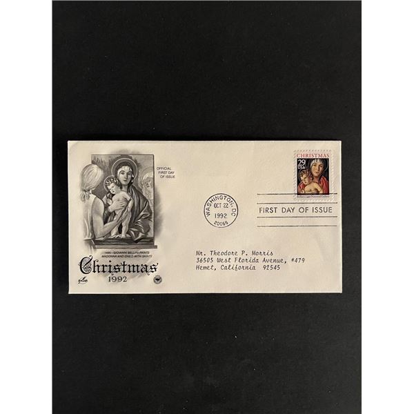 Christmas First Day Cover